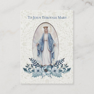 Courtship / Engagement Prayer to Mary Holy Card