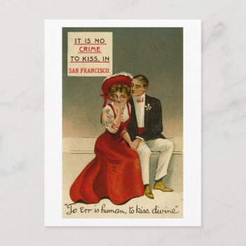 Courtship Postcard (1909) by lmulibrary at Zazzle