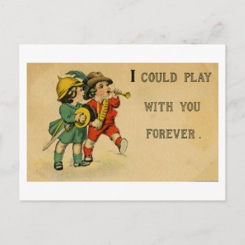 Courtship Postcard (1914) by lmulibrary at Zazzle