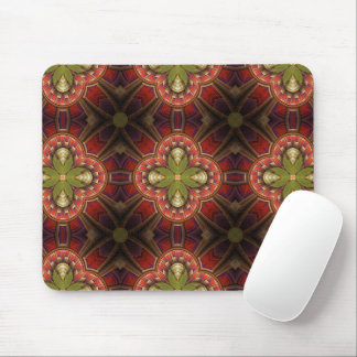 Courtyard Colorful Geometric Pattern Mouse Pad