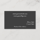Courtyard Detail Business Card (Back)