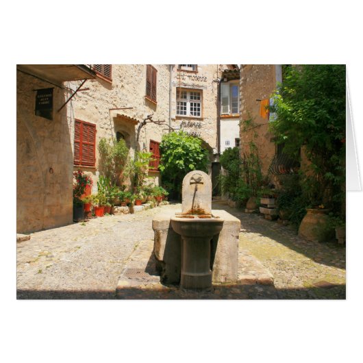 Courtyard Fountain Cards (Front Horizontal)