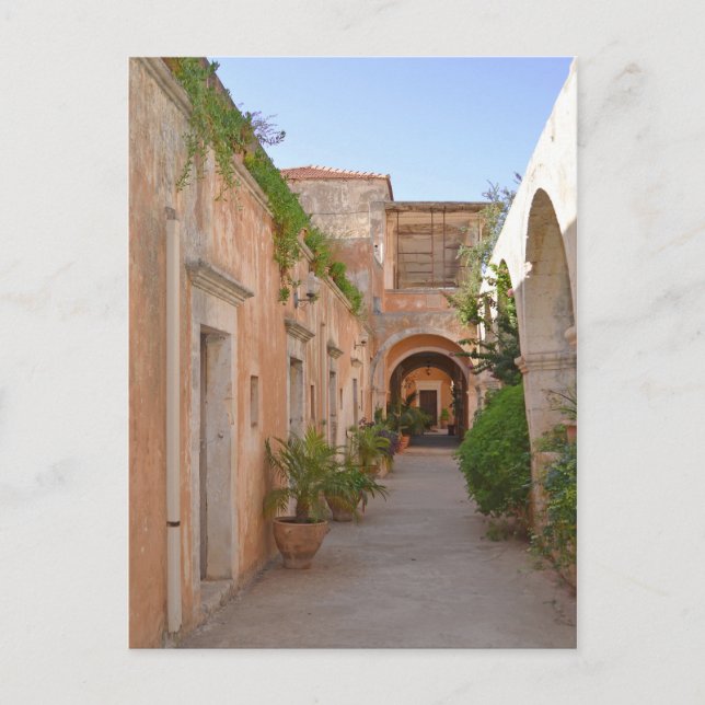 Courtyard Monastery Postcard (Front)