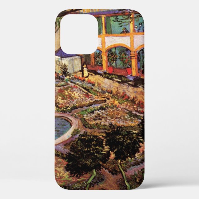 Courtyard of Hospital at Arles by Vincent van Gogh Case-Mate iPhone Case (Back)