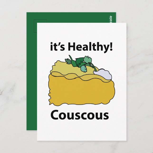 Couscous Grain Healthy Food Postcard (Front/Back)