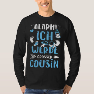 Cousin Alarm Ich Werde Großer Cousin  Baby Boy T-Shirt