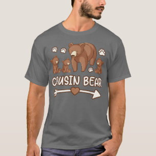 cousin bear 3 cub tee shirt, cousin bear tshirt 
