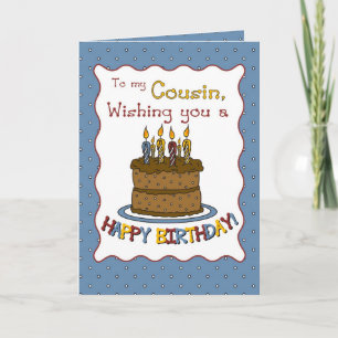 Cousin Birthday Card