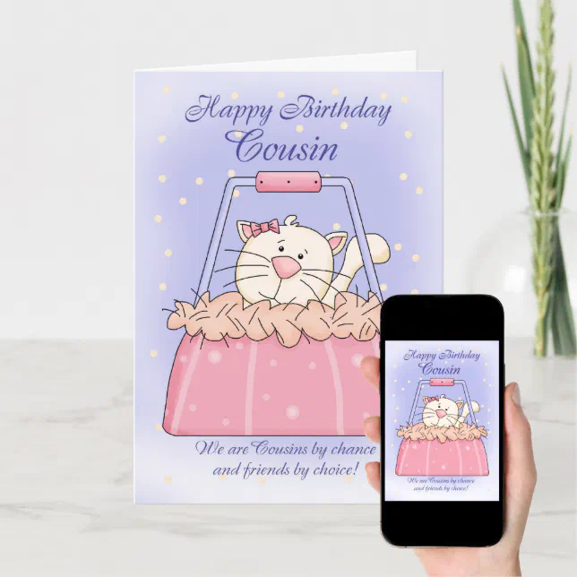 cousin-birthday-card-cute-puppy-purse-pet-zazzle