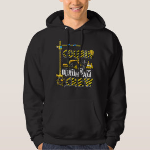 Cousin Birthday Crew Family Cousin Construction Bi Hoodie