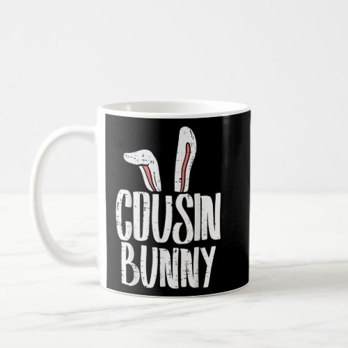 Cousin Bunny Ears Easter Family Matching Boys Girl Coffee Mug