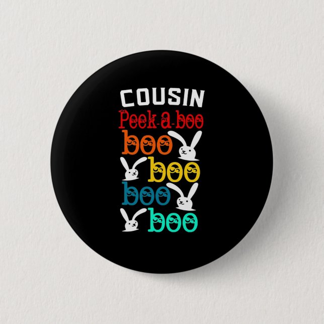 Cousin Bunny Game For Novelty Button (Front)