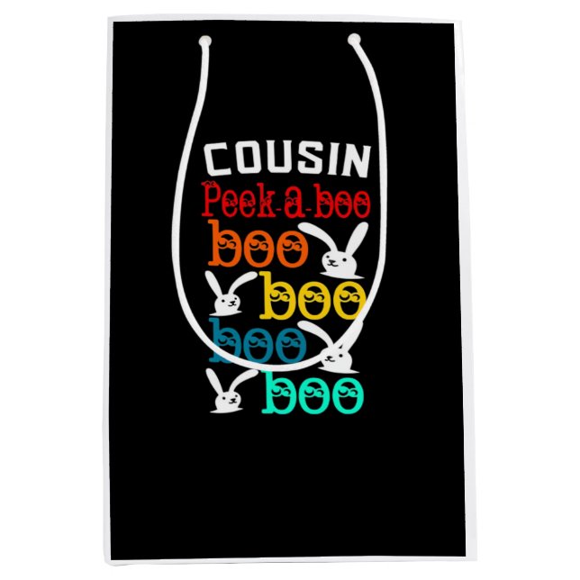 Cousin Bunny Game For Novelty Medium Gift Bag (Front)