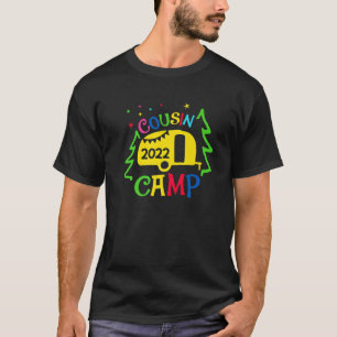 Cousin Camp 2022 Cousin Tribe Camping Crew Summer T-Shirt