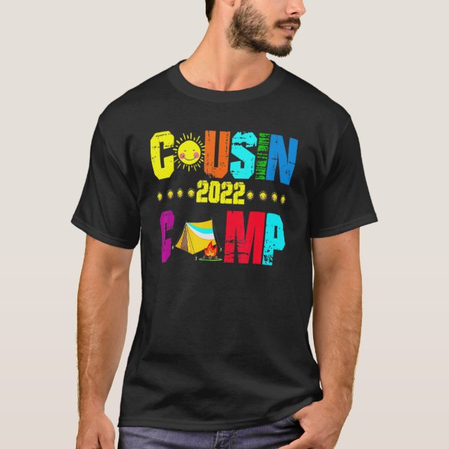 Cousin Camp 2022 Cousin Tribe Vacation 1 T-Shirt (Front)