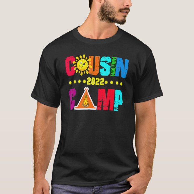 Cousin Camp 2022 Cousin Tribe Vacation 4 T-Shirt (Front)