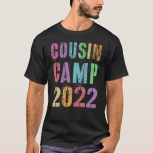 Cousin Camp 2022 Grandma Grandpa Summer Camp Autog T-Shirt