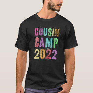Cousin Camp 2022 Grandma Grandpa Summer Camp T-Shirt