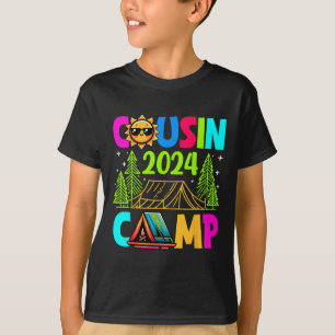 Cousin Camp 2024 Family Vacation Summer Camping Cr T-Shirt