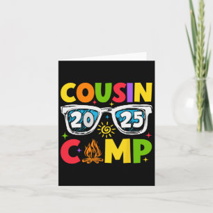 Cousin Camp 2025 Family Vacation Summer Camping  Card