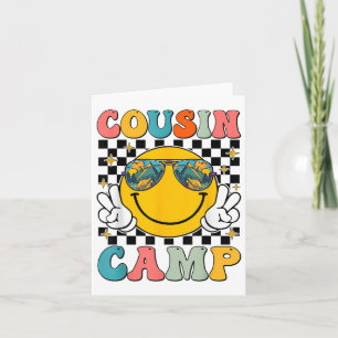 Cousin Camp 2025 Family Vacation Summer Camping Cr Card