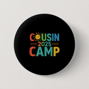 Cousin Camp 2025 Matching Outfit Outdoor Family Re Button