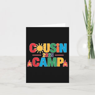 Cousin Camp 2025 Summer Cousin Summer Family Reuni Card
