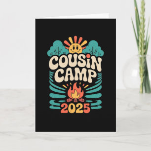 Cousin Camp 2025 Summer Vacation Trip Matching Fam Card