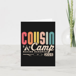 Cousin Camp Crew 2025 Making Memories Family Vacat Card