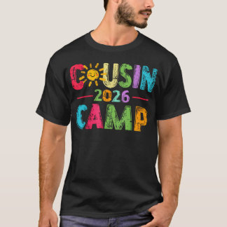 Cousin Camp Crew 2026 Summer Vacation Beach T-Shirt