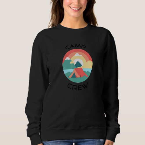 Cousin Camp Crew Family Camping Summer Vacation Tr Sweatshirt