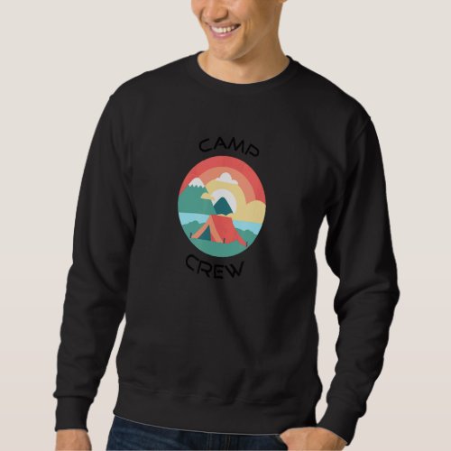 Cousin Camp Crew Family Camping Summer Vacation Tr Sweatshirt