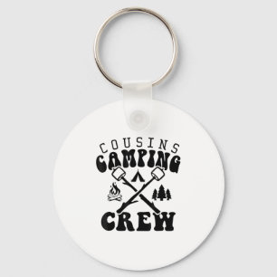 Cousin Camping Crew 2025 Shirt Family Vacation Cam Keychain