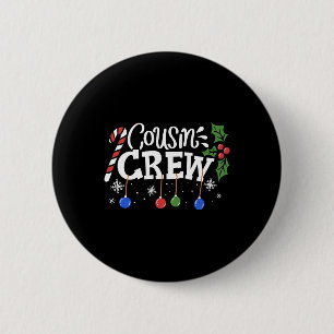 Cousin Christmas Button