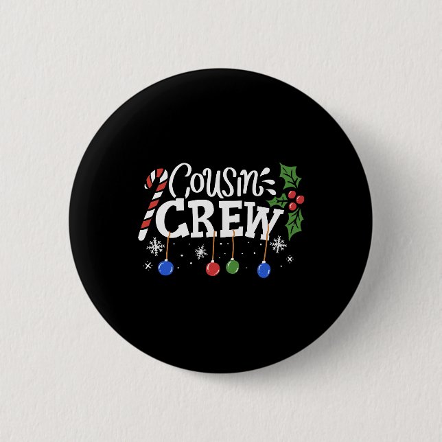 Cousin Christmas Button (Front)