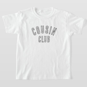 Cousin Club Custom Name and Year Matching Family T-Shirt