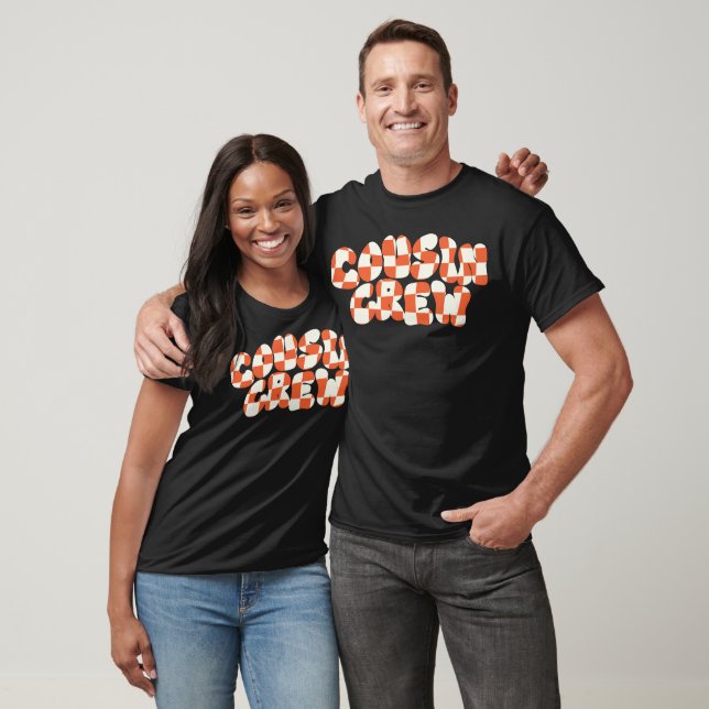 Cousin Cousins T Shirt Cute Kids Retro Cousin Crew (Unisex)