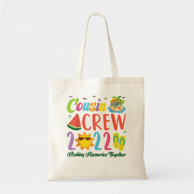 Cousin Crew 2022 Making Memories Together Family R Tote Bag (Front)