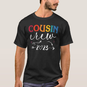 Cousin Crew 2023 Family Vacation Weekend Road Tri T-Shirt