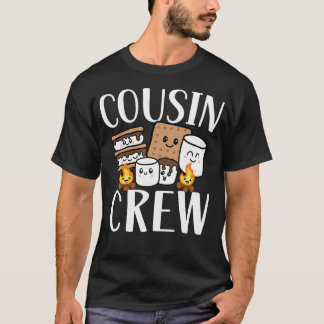 Cousin Crew 2024 Camping Trip Smore Campfire Group T-Shirt