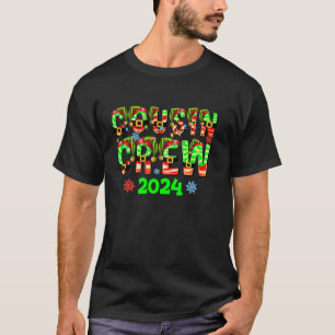 Cousin Crew 2024 Elf Matching Family Christmas Paj T-Shirt