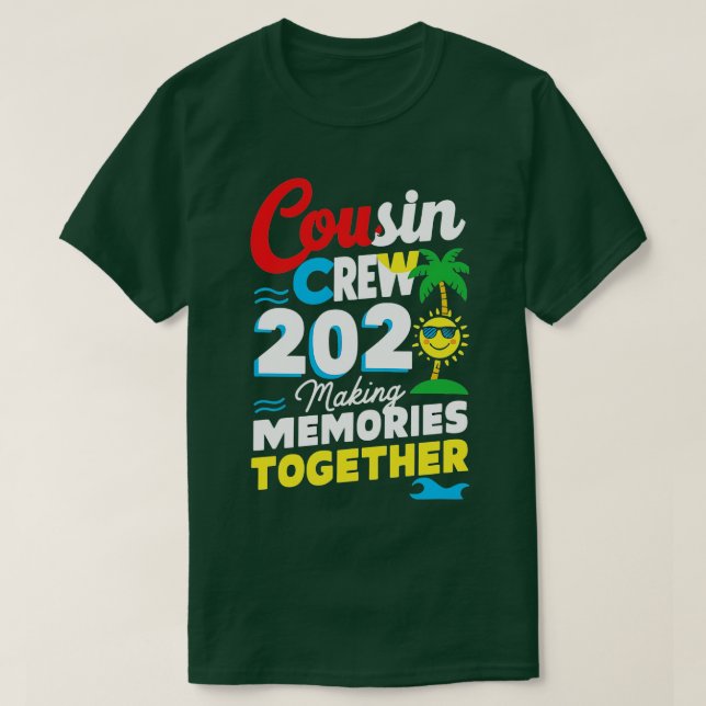 Cousin crew 2024 Summer Vacation Beach Family Trip T-Shirt (Design Front)