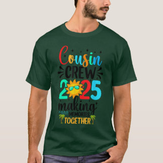 Cousin crew 2025 Summer Vacation Beach Family Trip T-Shirt