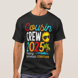 Cousin Crew 2025 Summer Vacation Beach Family Trip T-Shirt