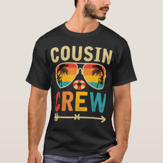 Cousin crew 2025 Summer Vacation Beach Family Trip T-Shirt