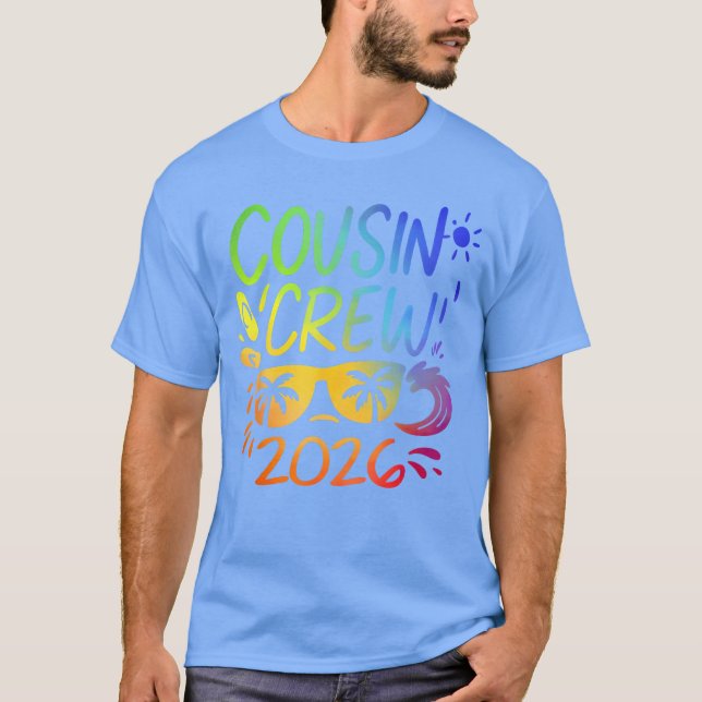 Cousin Crew 2026 Making Memories Family Matching V T-Shirt (Front)