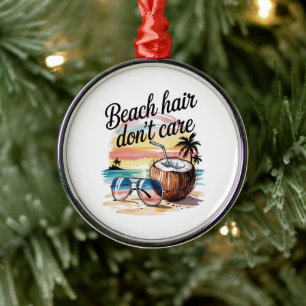Cousin Crew 2026 Summer Vacation Beach Metal Ornament