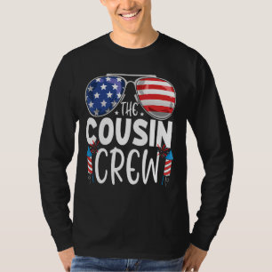 Cousin Crew 4th Of July  American Family Matching T-Shirt