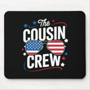 Cousin Crew 4th Of July Matching Family Patriotic  Mouse Pad