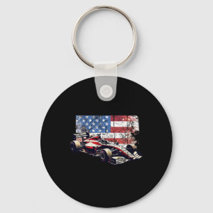 Cousin Crew 4th Of July Patriotic American Family Keychain
